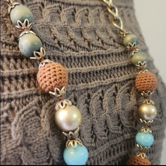 *Vintage* LIZ CLAIBORNE Statement Necklace - Picture 2 of 6